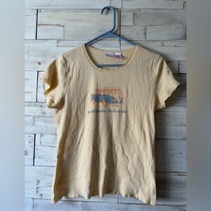 Vintage Y2k 2000s Sleepwear California Dreamin Hippie Bus Voltswagon Sz XL Yello